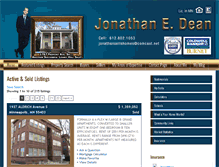 Tablet Screenshot of jonathandeanhomes.com